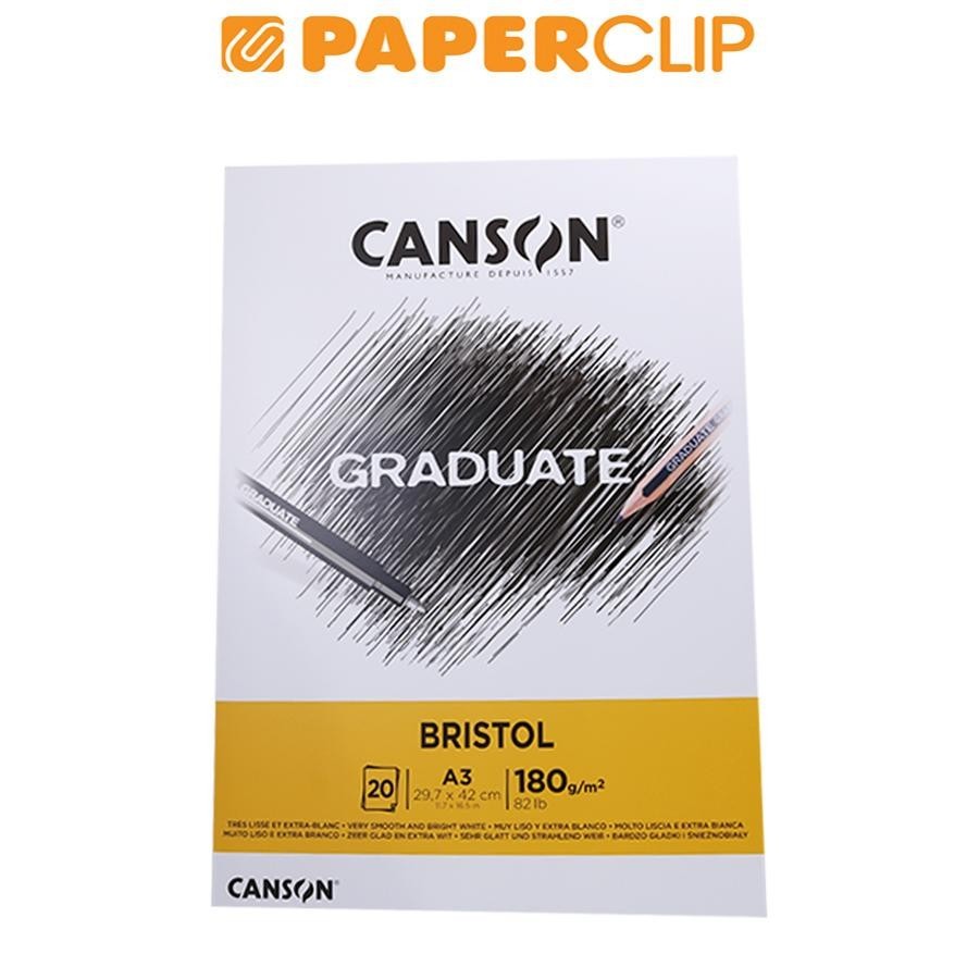 

SKETCHBOOK A3 CANSON GRADUATE BRISTOL 400110384