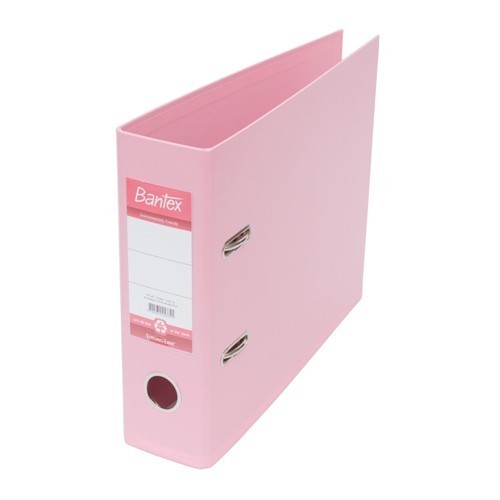 

[Stationery Spectrum] Bantex Lever Arch File Ordner Plastic A5 Kwitansi 7cm Musky Pink1453 74