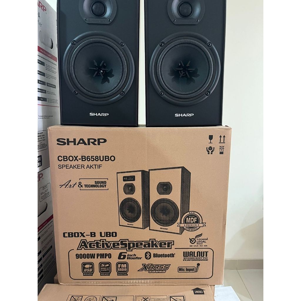 SHARP Speaker Aktif CBOX-B658UBO / CBOX-658UBO / CBOX-B655UBO / CBOX-655UBO