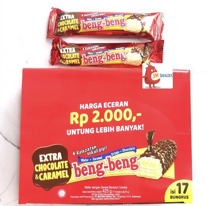 

NEW Beng Beng 1 Pak isi 17x25gr - wafer coklat bengbeng