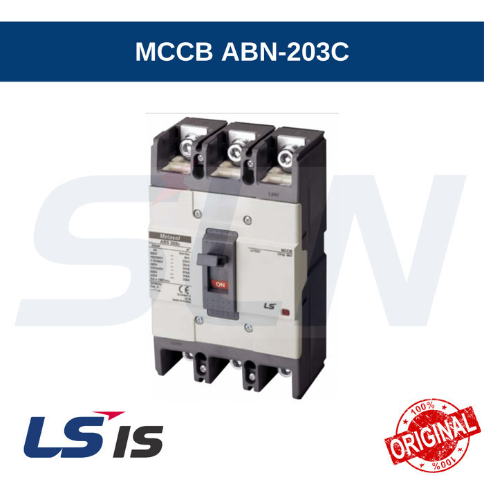 MCCB LS IS ABN203C 3 PHASE 100A/125A/150A/175A/200A/225A/250A (AMPERE) - 100A