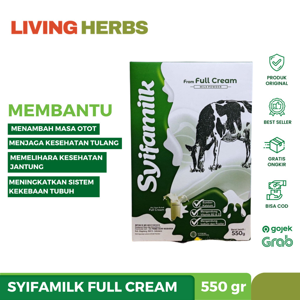

SYIFAMILK - Susu Bubuk Penggemuk Badan Full Cream Vanilla 550gr