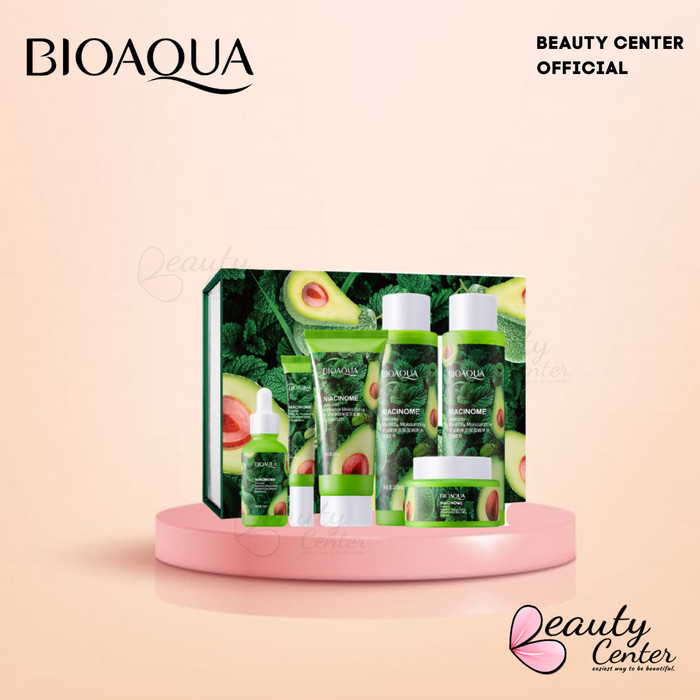 Bioaqua Avocado Elasticity Moisturizing Six Piece Set / Paket Skincare