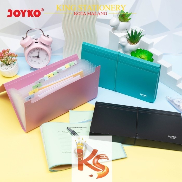 

(KS) Dompet Pintar Expanding File Map Harmonika Ukuran GIRO 13 Pocket Joyko EF-3G / EF-1426 jk
