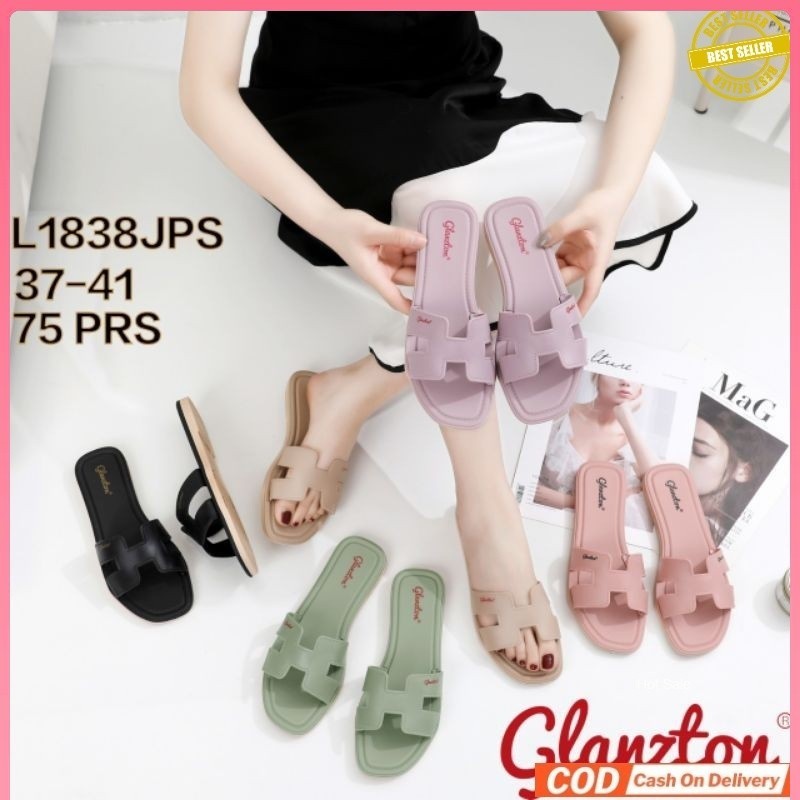 Sendal Jelly Karet Teplek Glanzton L1838 / 8352 VEROTINO
