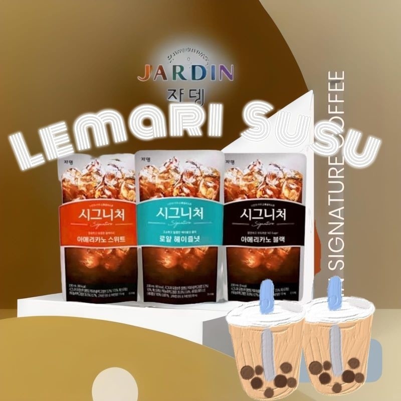 

JARDIN signature korean americano coffee pouch/Jardin signature coffee 230ml