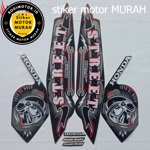 Stiker Striping Honda Beat Street 2023- List Stiker Standar Beat Street 2023 - Striping Standar Beat