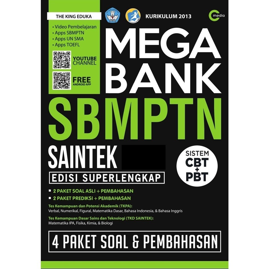 

[EB-1355] Mega Bank SBMPTN Saintek (Edisi Super Lengkap) - PDF