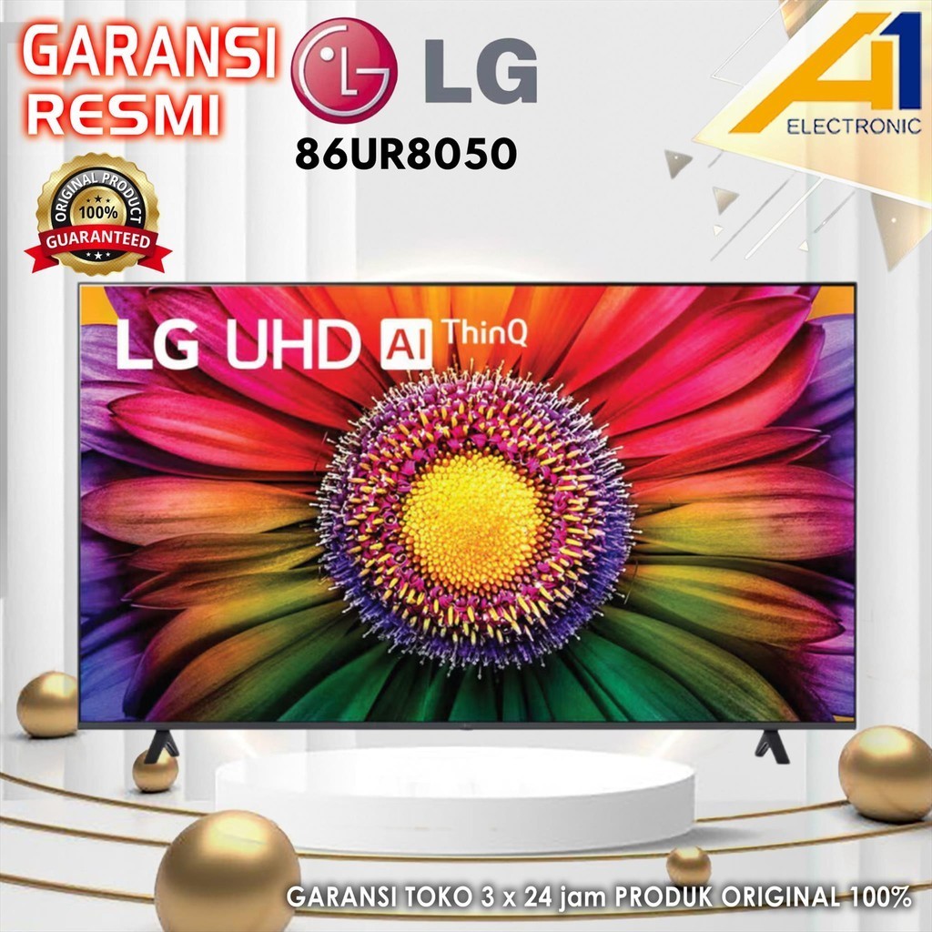 LG LED TV 86UR8050PSB / 86UR8050 Smart TV 86 Inch 4K UHD HDR