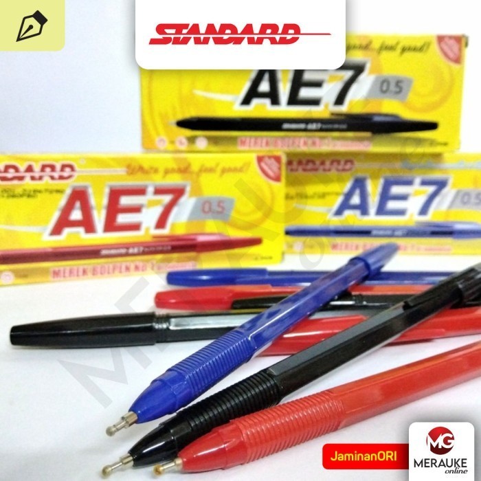 

HJK Ballpoint STANDARD AE7 ALFATIP - H/M/B 12 Pcs