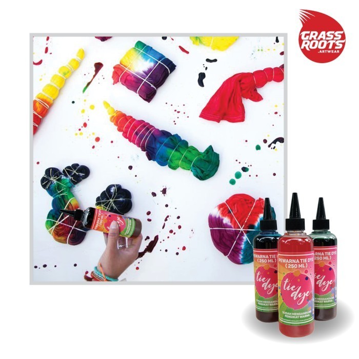 

Pewarna Tie Dye / Tinta Tie Dye / Pewarna Kaos / Tie Dye Cair 250 ml - Orange