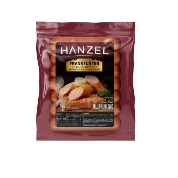 

HANZEL BEEF FRANKFURTER GARLIC BUTTER 360 GR