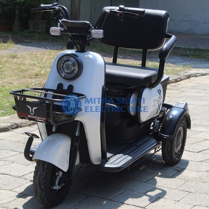 PROMO SALE sepeda listrik uwinfly maleo roda 3 - Putih