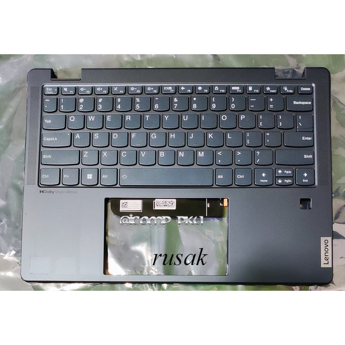 keyboard palmrest uppercase lenovo YOGA 6 13ALC7 (keyboard rusak)