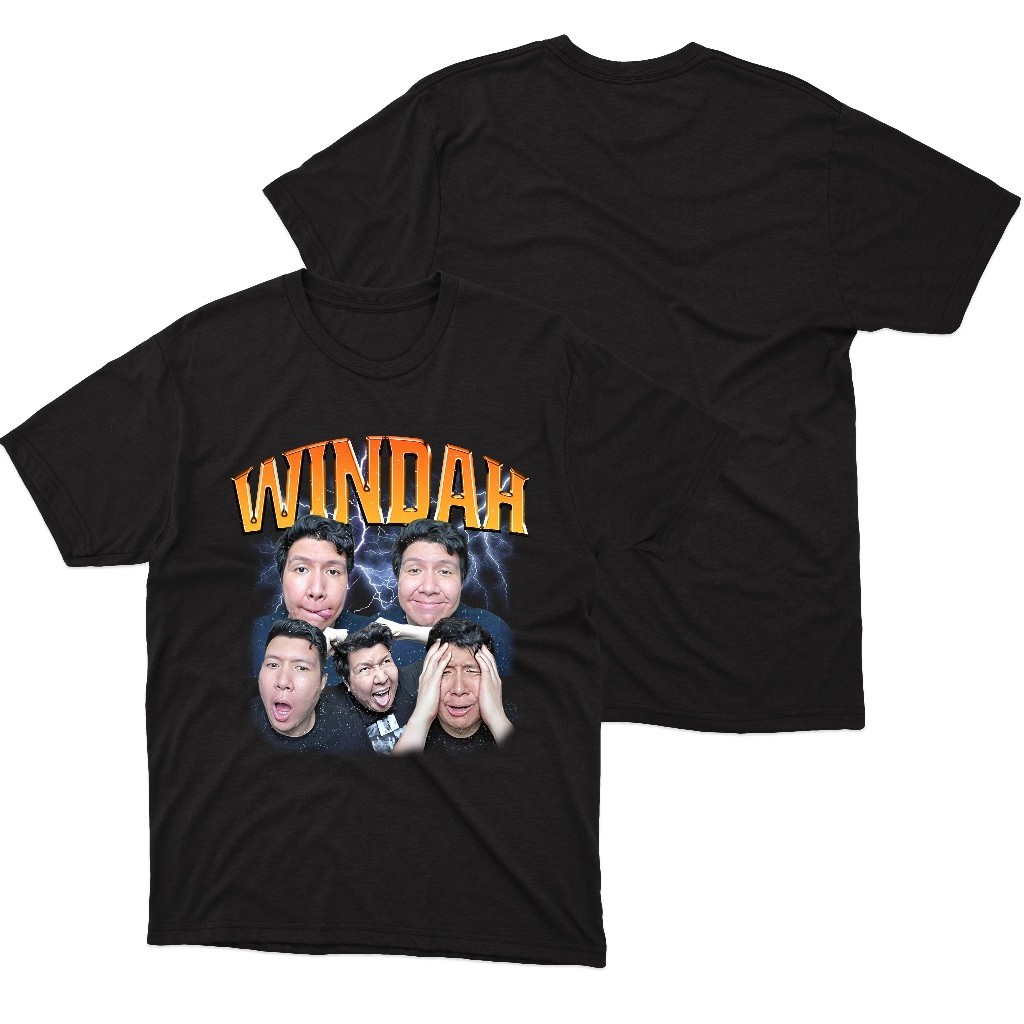 [FREE GIFT] Kaos Windah Basudara - Bang Windah - Kaos Bootleg - Unisex Pria Wanita