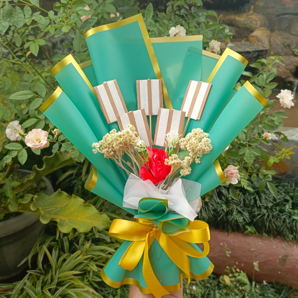 

[READY ISI 5] Buket Snack | Buket Kosongan Isi Sendiri | Kerangka Buket / Buket Snack Coklat, Kopi, Foto tinggal tempel