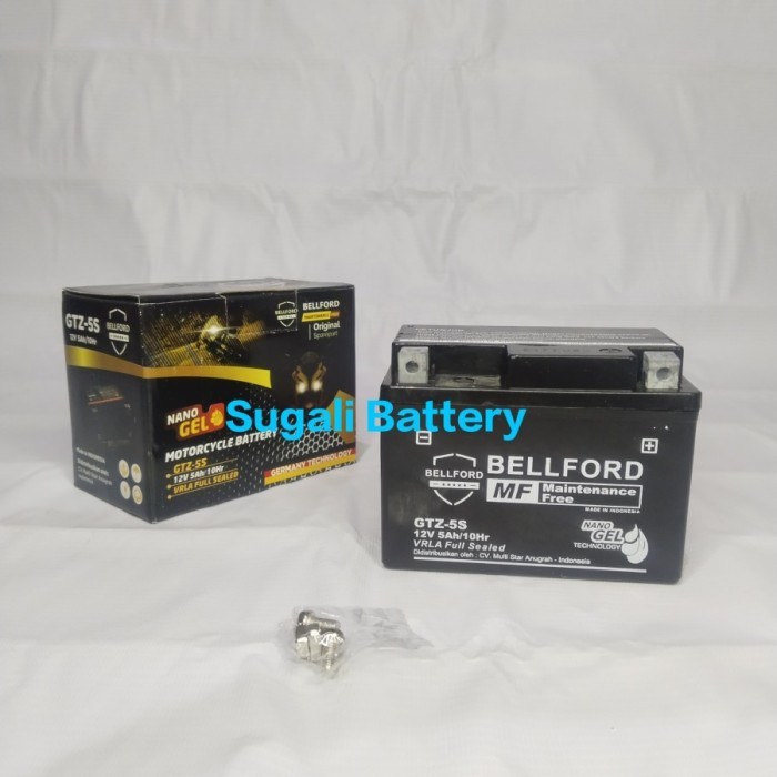 Aki Motor Vario 110, BeAT Scoopy Karbu/Fi, Genio, Spacy Accu GS GTZ5S MF Kering