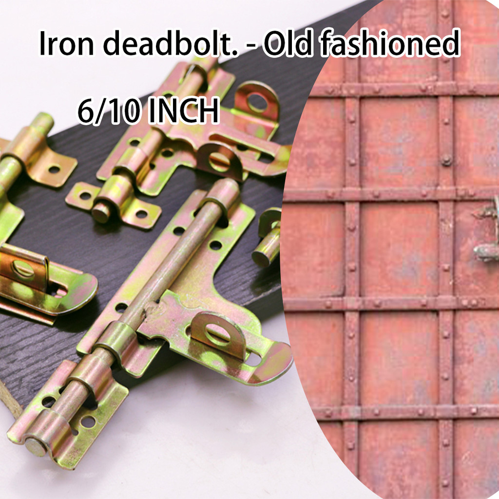 Grendel Gembok Pintu 6/10 in / Selot Gembok Kunci Kamar Mandi / Pagar Besi Gembok / Garasi Gembok Pi