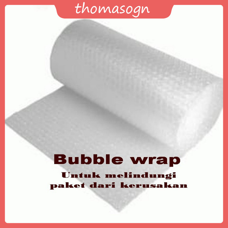 

Tambahan Packing Bubble Wrap UNTUK KEAMANAN PAKET ANDA Tambahan packing dengan Bubble Wrap supaya paket lebih aman