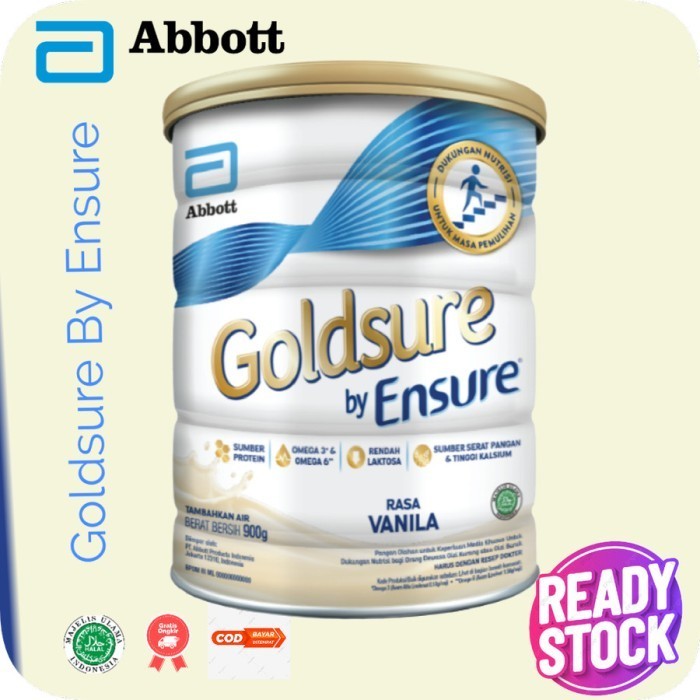 

[BIG SALE] Goldsure by Ensure Vanila 900g Susu Nutrisi Dewasa & Lansia