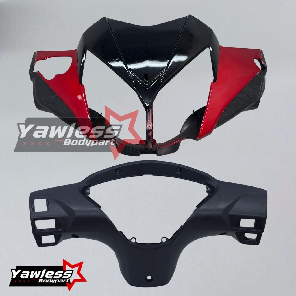 batok kepala supra x 125 Batman warna merah / batok lampu supra x 125