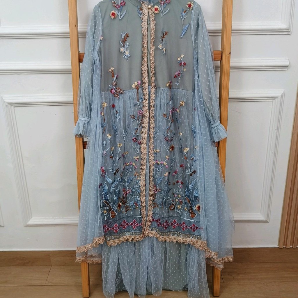 KC - Selly Gamis Dress - Pakaian wanita muslim hijab jalan santai pesta kecil hari raya idul fitri