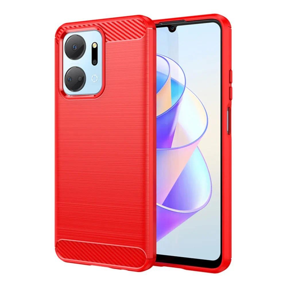 Untuk Huawei Honor X7A Huawei HonorX7A X 7A casing Penutup Telepon Tekstur Halus TPU Silikon PU Kuli