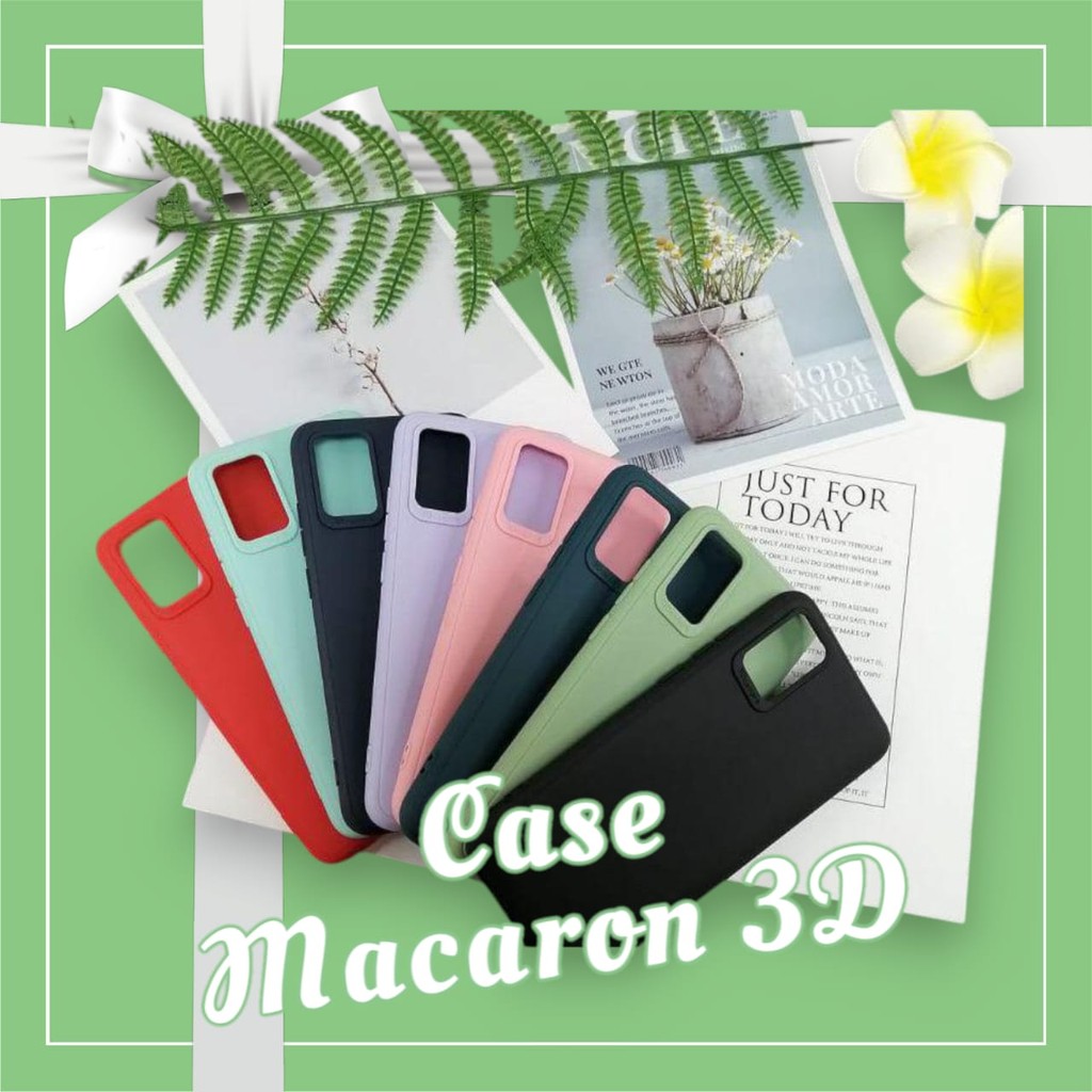 (Fast) Case Macaron 3D Camera SAMSUNG A03S A12/M12 Case Candy Jelly Warna Warni Macaron Protector 3D