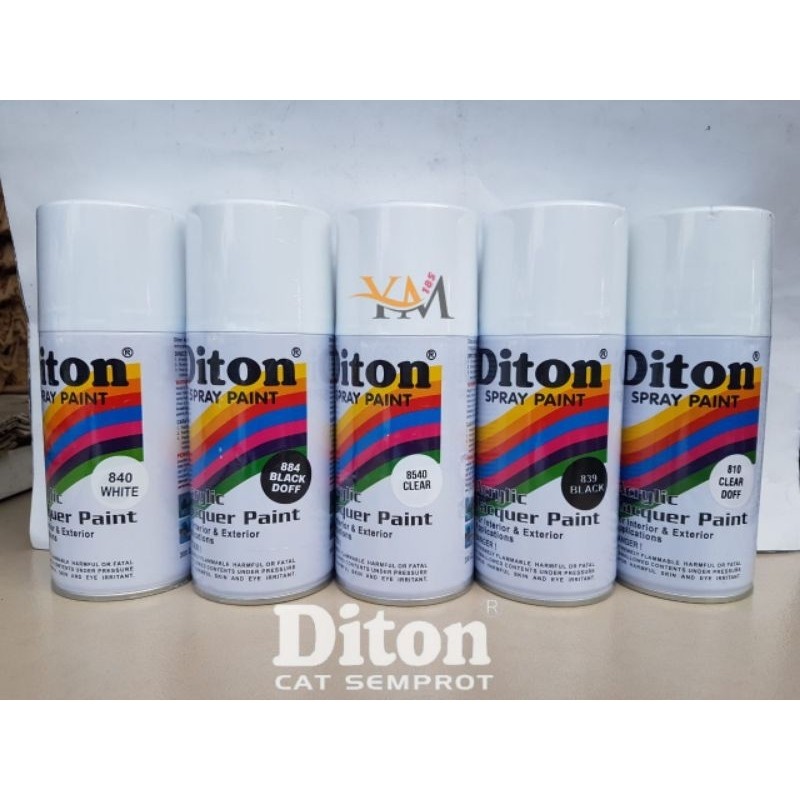 WB CAT SEMPROT DITON 300CC WHITE, BLACK, BLACK DOFF, CLEAR, CLEAR DOFF, SIGNAL RED