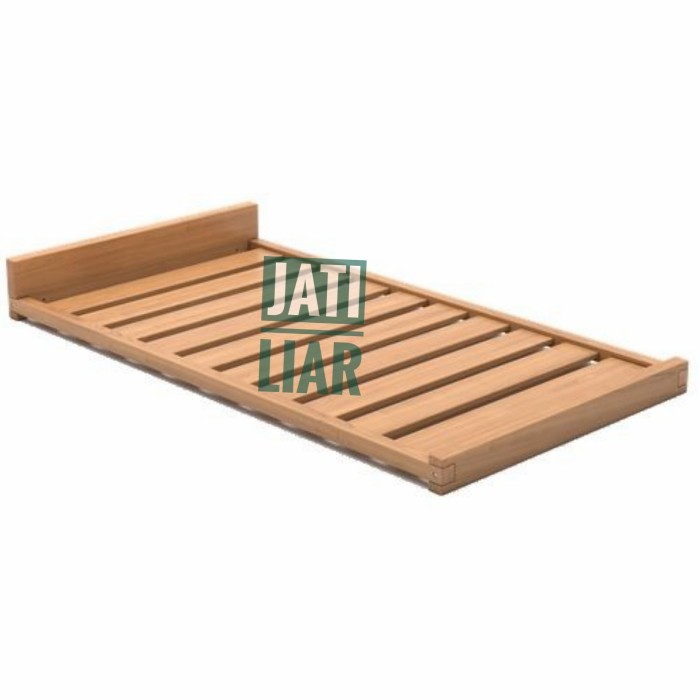 GFJ dipan minimalis kayu / rangka tempat tidur - 90x200cm