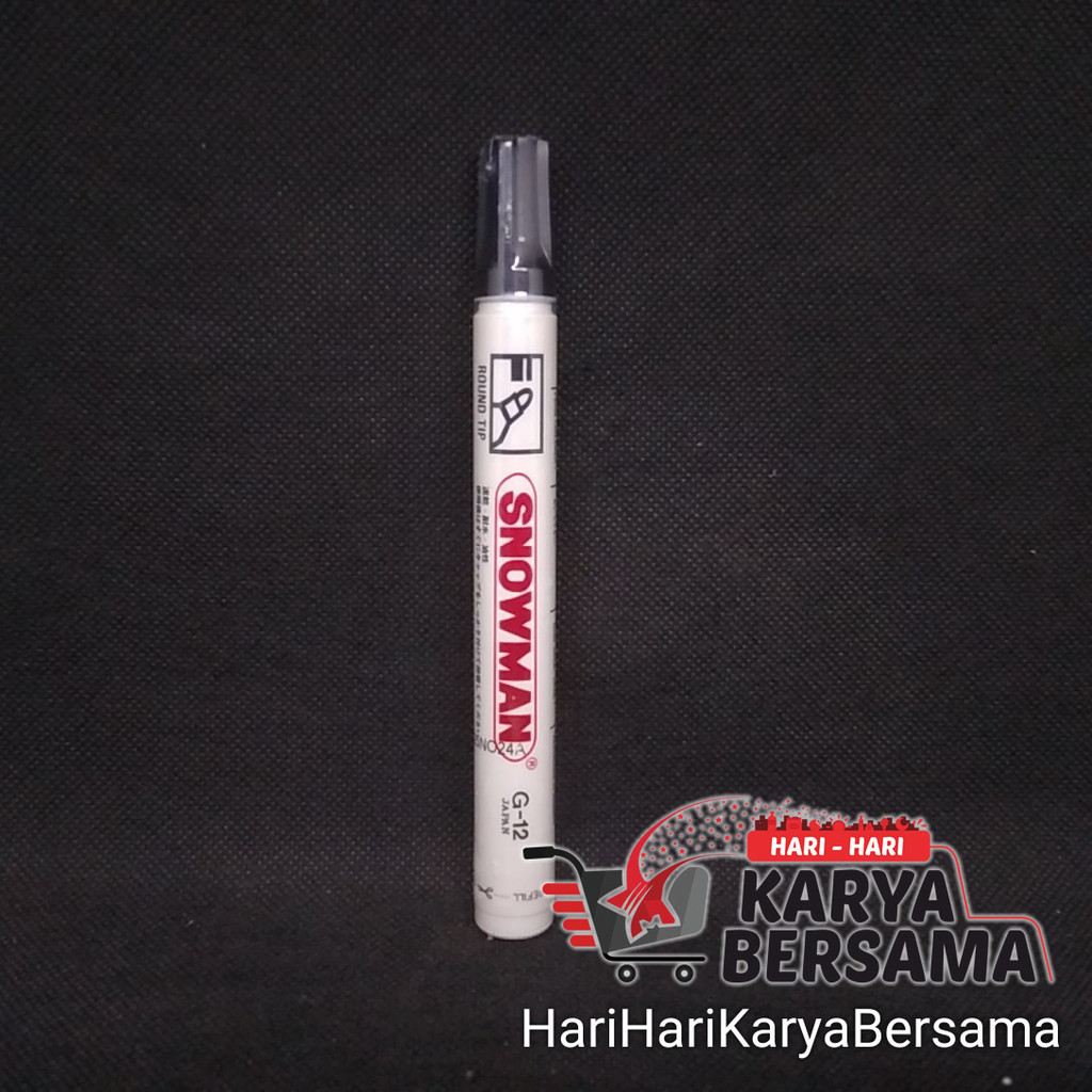 

SPIDOL SNOWMAN PERMANENT MARKER BLACK