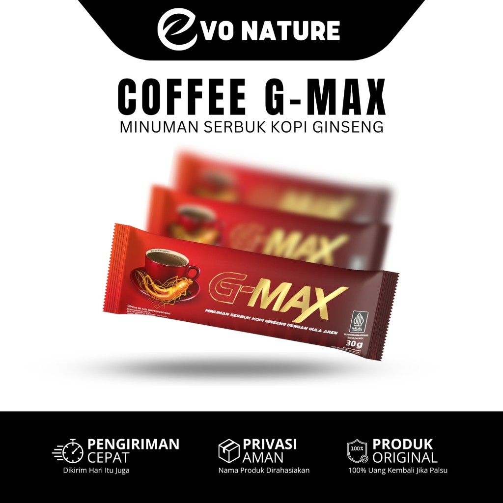 

G-MAX KOPI GINSENG STAMINA TAHAN LAMA PRIA BPOM & HALAL