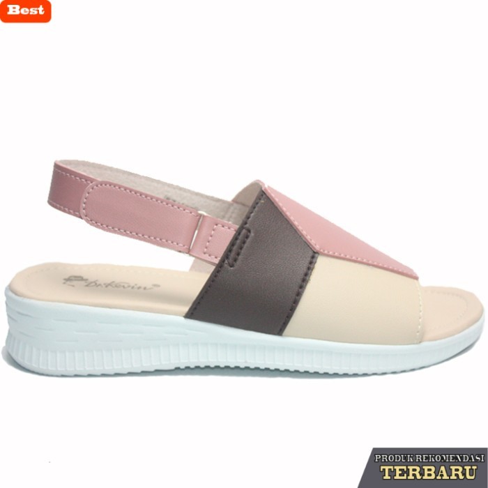 sandal wanita trend sekarang Dr. Kevin Sepatu Sandal Wanita tali belakang Flat Sandals 571-081 - SLM