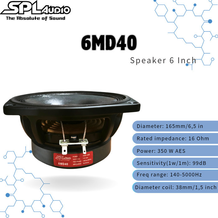 SPL Audio Speaker 6,5 Inch 6MD40