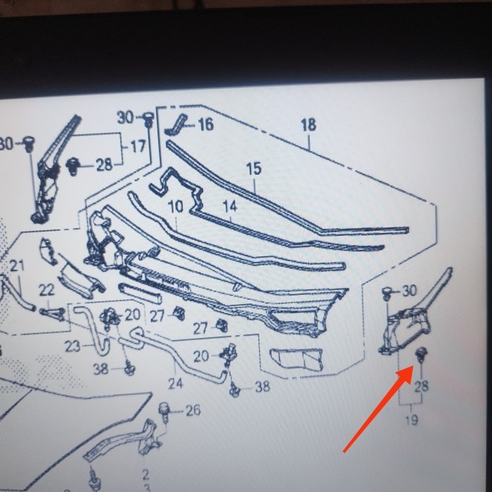 Klip Kancing Cowl Panggangan Sate Honda Jazz City Mobilio Brio BRV HRV berkualitas