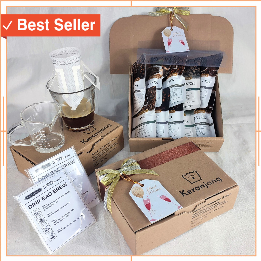 

Hampers unik Romantis Wisuda Anniversary Pacar Pasangan / Paket Hampers Kopi Original Sachet - Medium