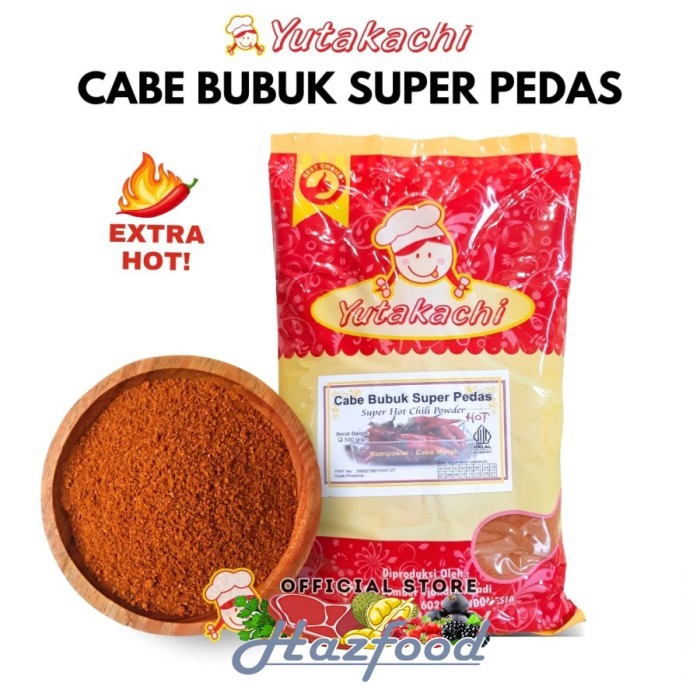 

Cabe Bubuk Super Pedas Yutakachi Super Hot Chilli Powder - 1 Kg