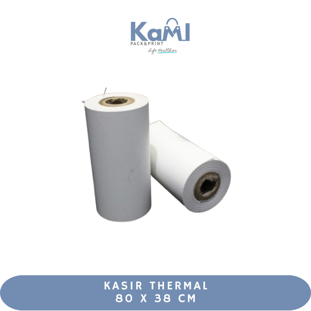 

Kertas Struk Kasir Thermal (LB) 80 mm X 38 mm | Kertas Termal