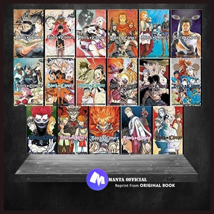 Black Clover manga, (36 Book series)