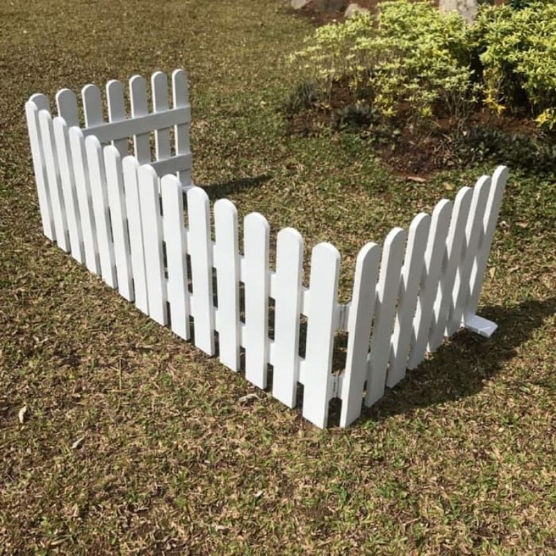 Pagar Kayu Minimalis - Pagar Rumah Taman Minimalis Tinggi 30 cm