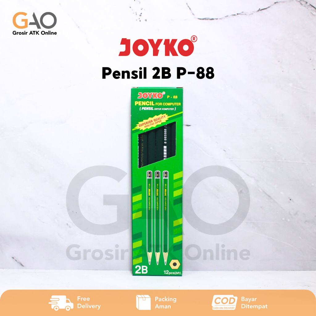 

Pensil Joyko 2B 1 Box isi 12pcs P-88