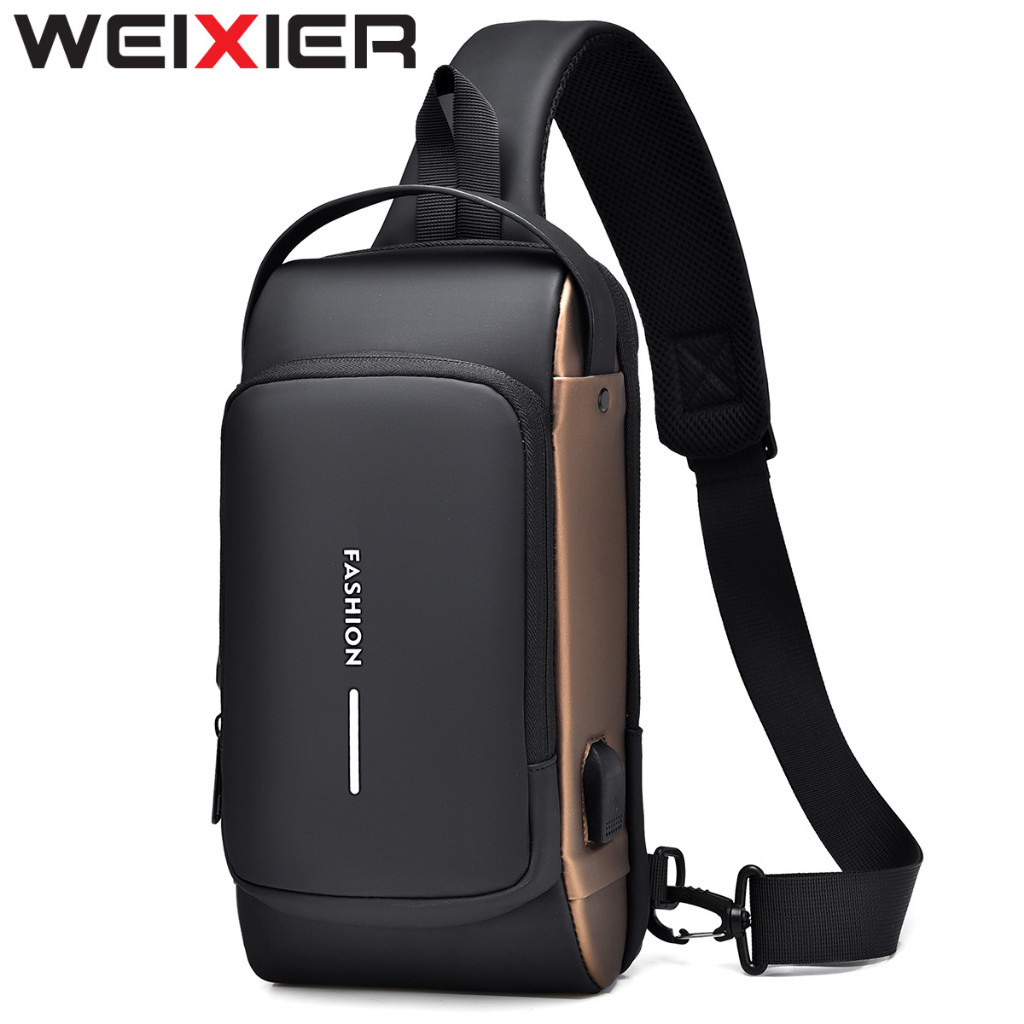 WEIXIER X314 Original Tas Selempang Bahu Pria Shoulder Bag Anti Maling