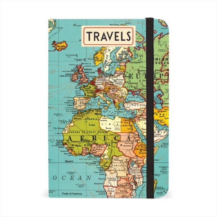 

Cavallini Vintage Map Pocket Notebook