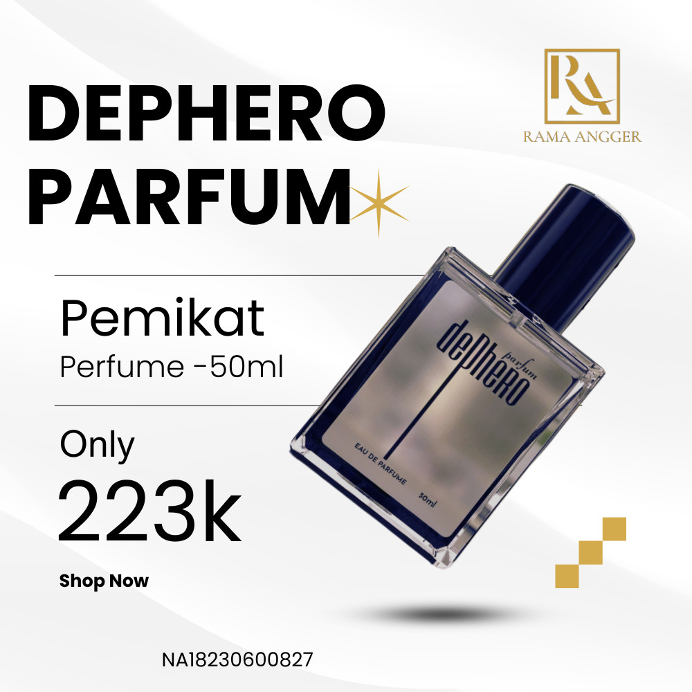 Parfum DEPHERO Mens Parfum Reaction Original Parfum Pria Penakluk Wanita 50ml Keharuman Tahan Lama /