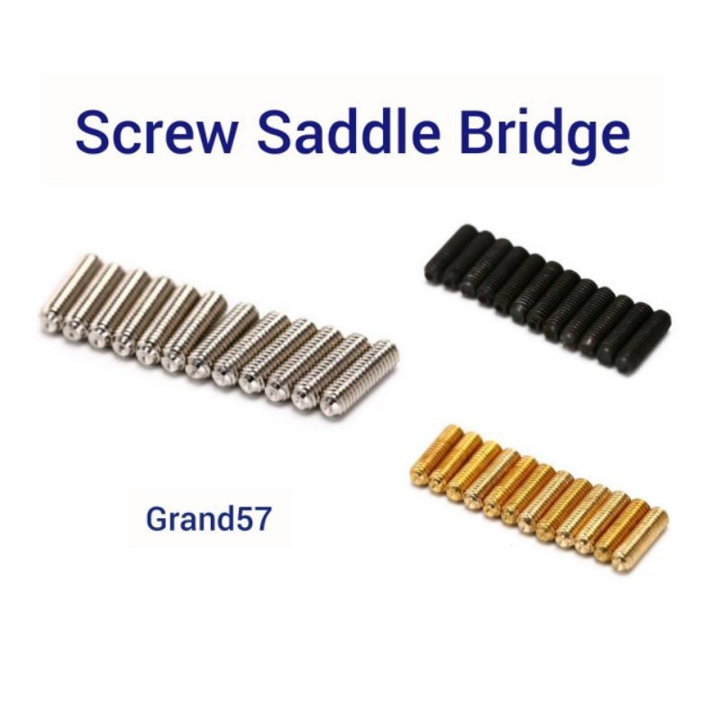 Screw Baut Saddle Bridge Tremolo Gitar Fender Stratocaster Telecaster