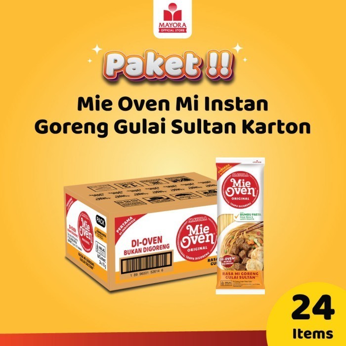 

Mie Oven Mi Instan Goreng Gulai Sultan Karton - DT