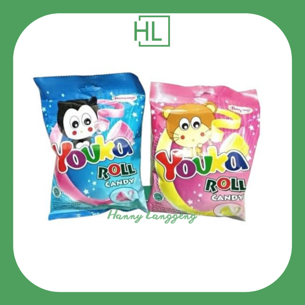 

[HL] Permen Youka Roll 1 Pack isi 20pcs @4,5gr Youka Roll Candy Permen Jelly Gulung