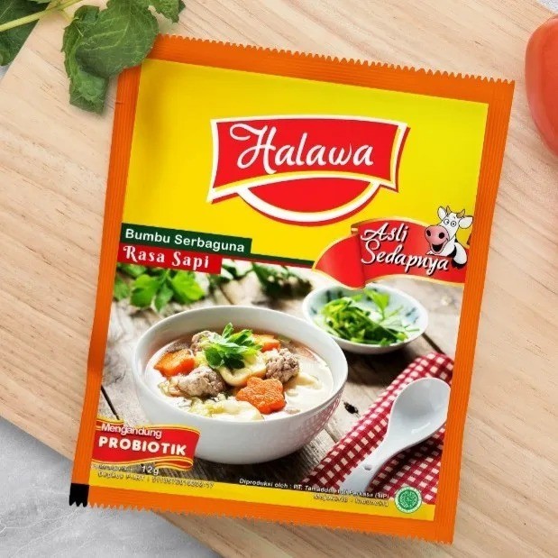 

1 Pack Halawa Bumbu Masak Probiotik Rasa Sapi isi 24 Sachet bq