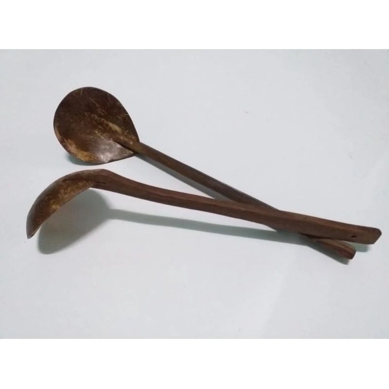 irus sayur panjang, irus batok, irus murah, centong sayur batok, irus tempurung kelapa