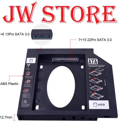 PART TOOL Universal SATA 3.0 2nd HDD Caddy 12.7mm